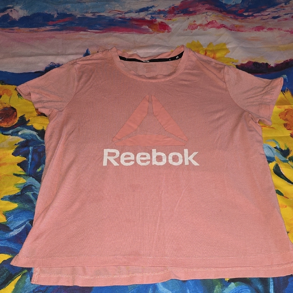 Reebok Blush Pink Logo Tee